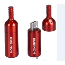Garrafa de vinho criativa USB Flash Memory